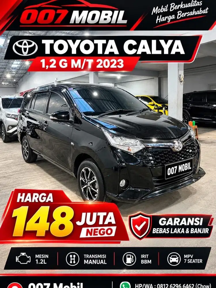 Toyota Calya 1,2 G Manual 2023 , 2022 , 2024 , Sigra 2023 , 2024