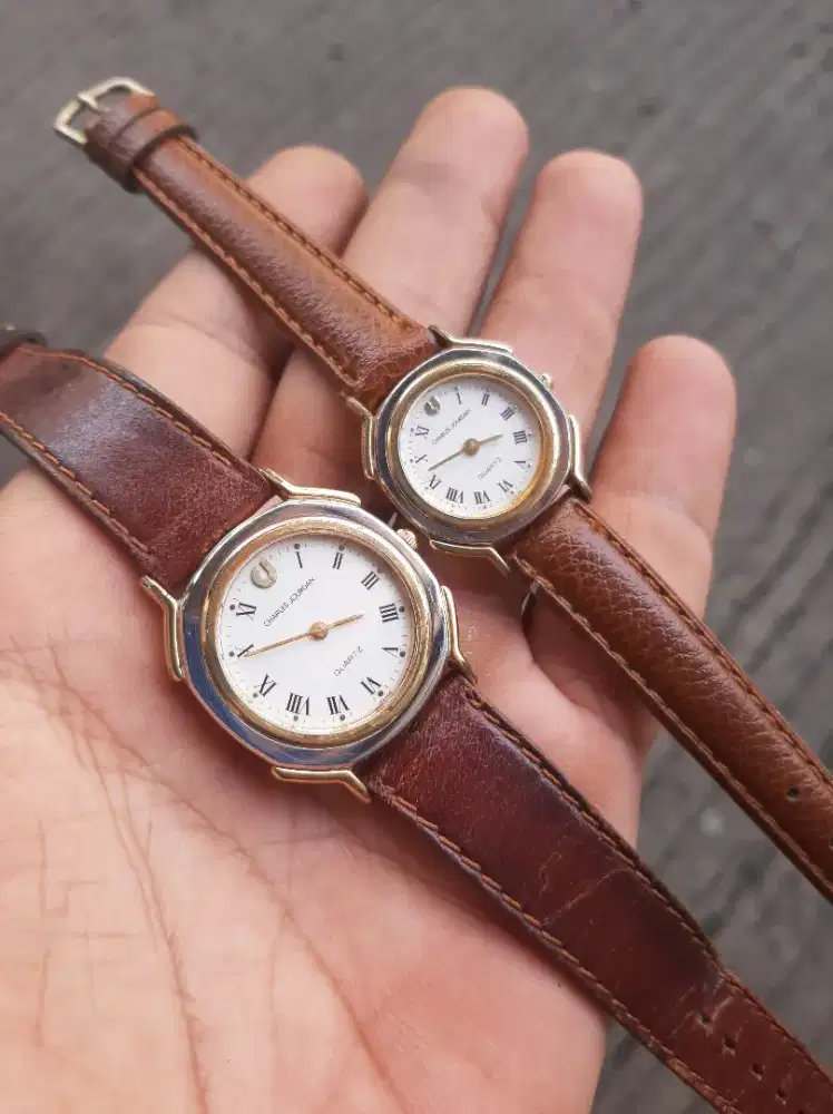 Jam tangan Charles jourdan couple vintage