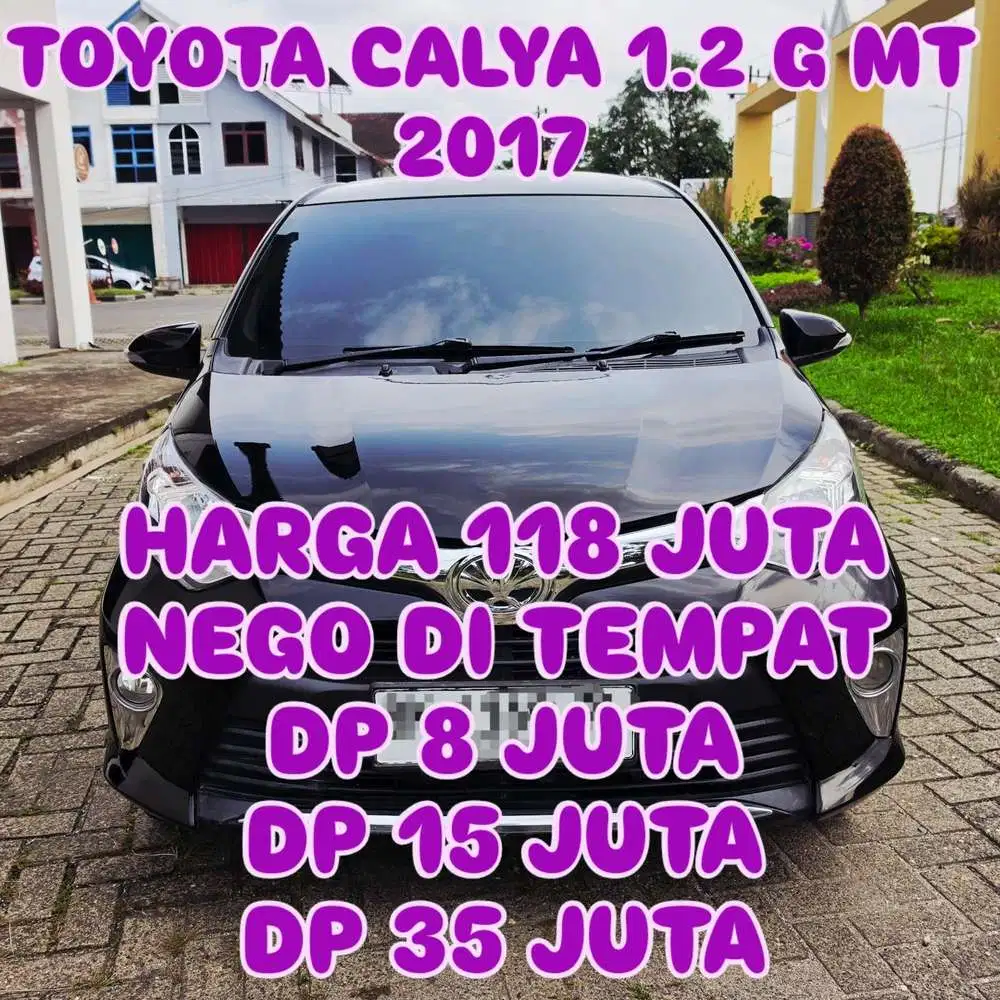 Toyota Calya 2017 Bensin DP 8 JUTA