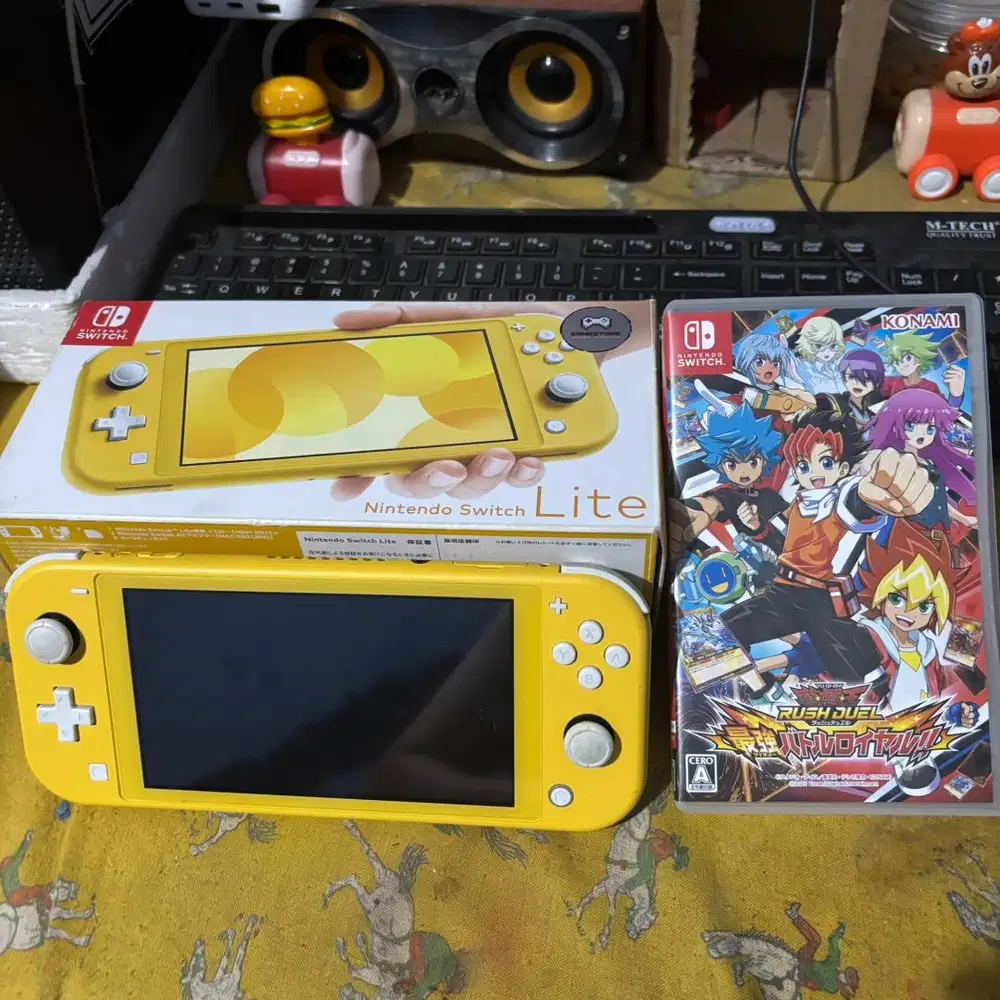 Nintendo Switch Lite OFW Kuning FULLSET
