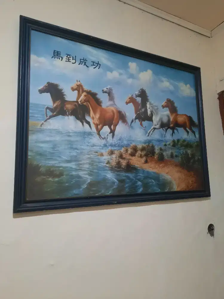 LUKISAN DINDING KUDA
