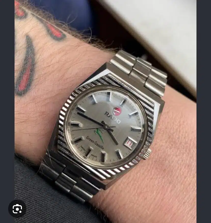 jam rado green gazelle automatk swiss