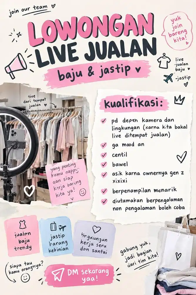 loker host live bukan pialang