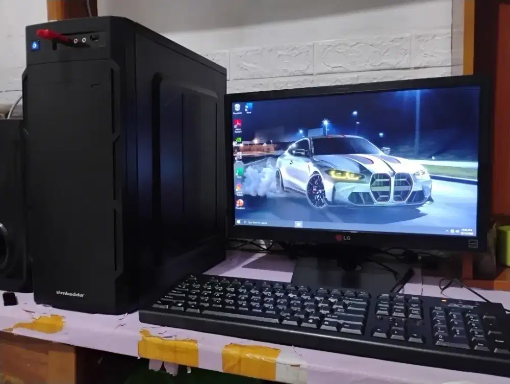 Pc gaming dan editin / intel core i5 + ram 8gb + nvidia 2gb + LED 19