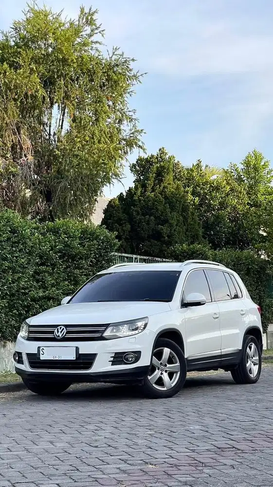 VW Volkswagen Tiguan 1.4 TSI Hiline Matic 2013 Putih Plat L