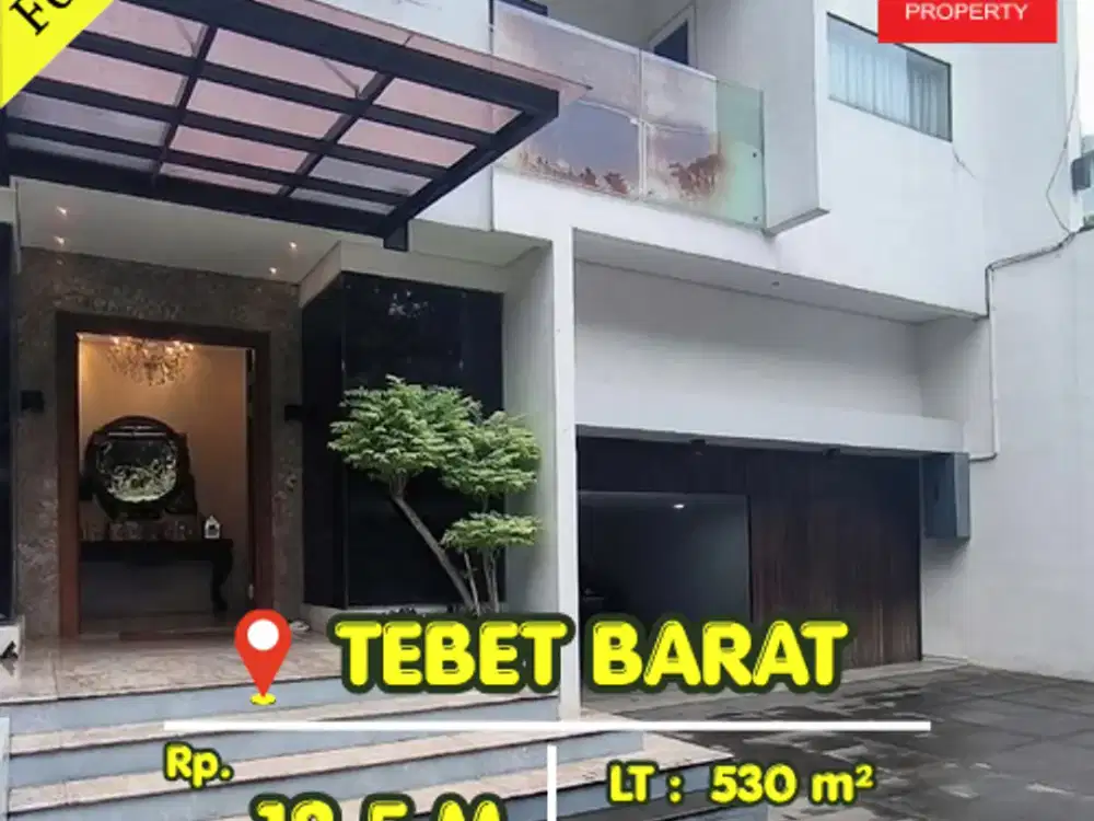 Dijual Rumah Tebet Barat 2 Lantai Ada Private Pool Akses Jalan Lebar