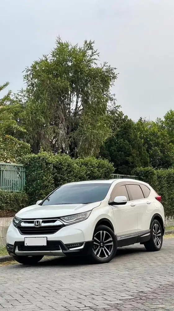 50.000 KM Honda CRV 1.5 Turbo Prestige 2017 Matic Putih All New Plat L