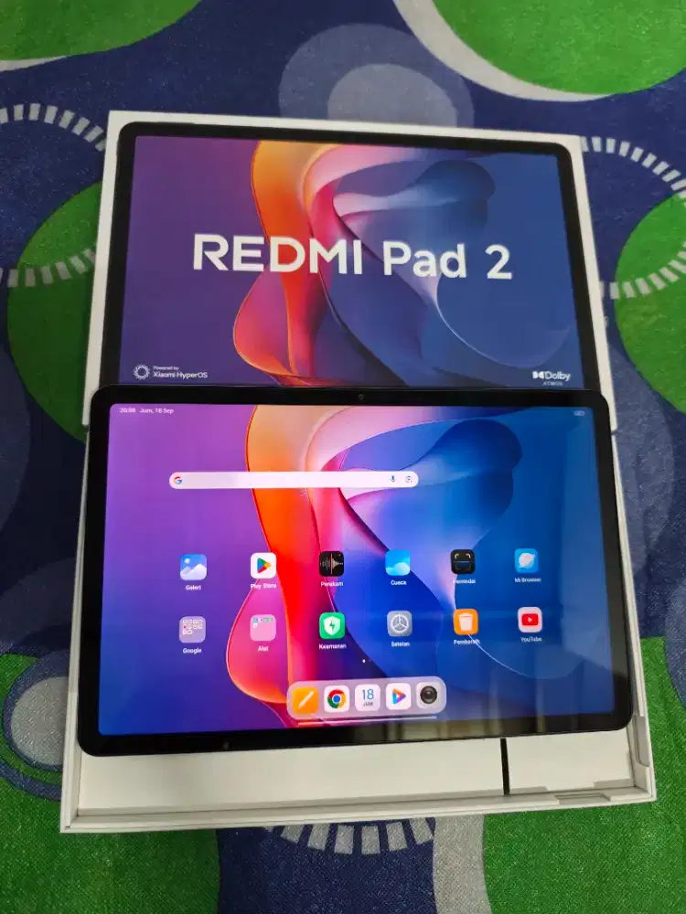 Redmi Pad 2 4/128 Mulus Fullset Murah