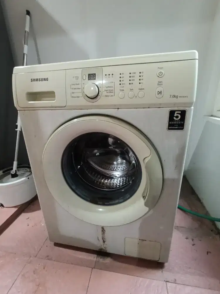 Mesin Cuci Samsung Front Loading 7 kg WF0702NCE Normal - Murah