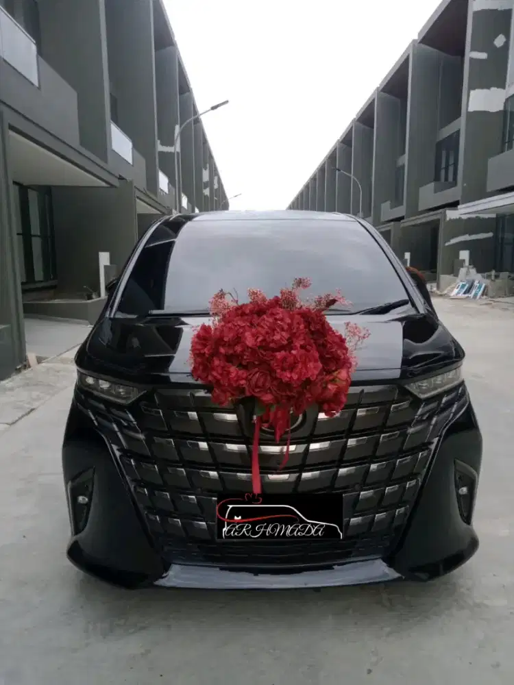 DEKORASI BUNGA MOBIL PENGANTIN