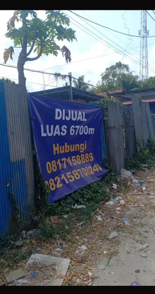 DI JUAL TANAH KOMERSIAL KM 10 SOEKARNO HATTA BALIKPAPAN LUAS 6700m
