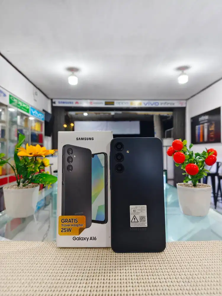 Samsung A16 Ram 8+8Gb/ 128Gb Fullset Mulus Ori 100% Like New Bergarans