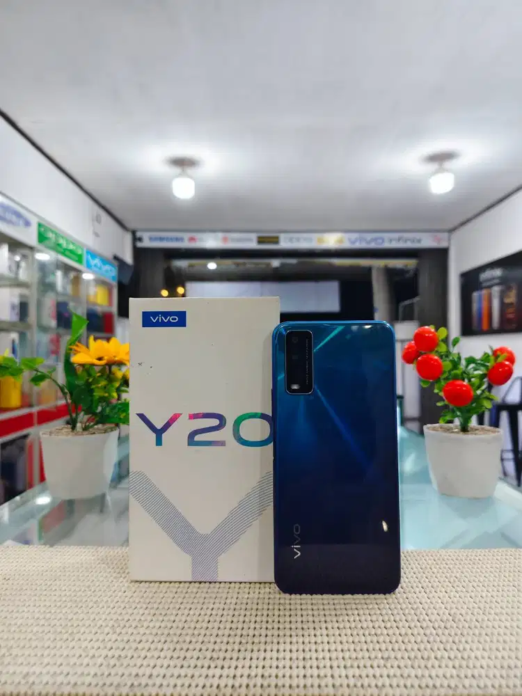 Vivo Y20 Ram 6Gb (3+3) 64Gb Fullset Mulus Ori 100% Like New Bergaransi
