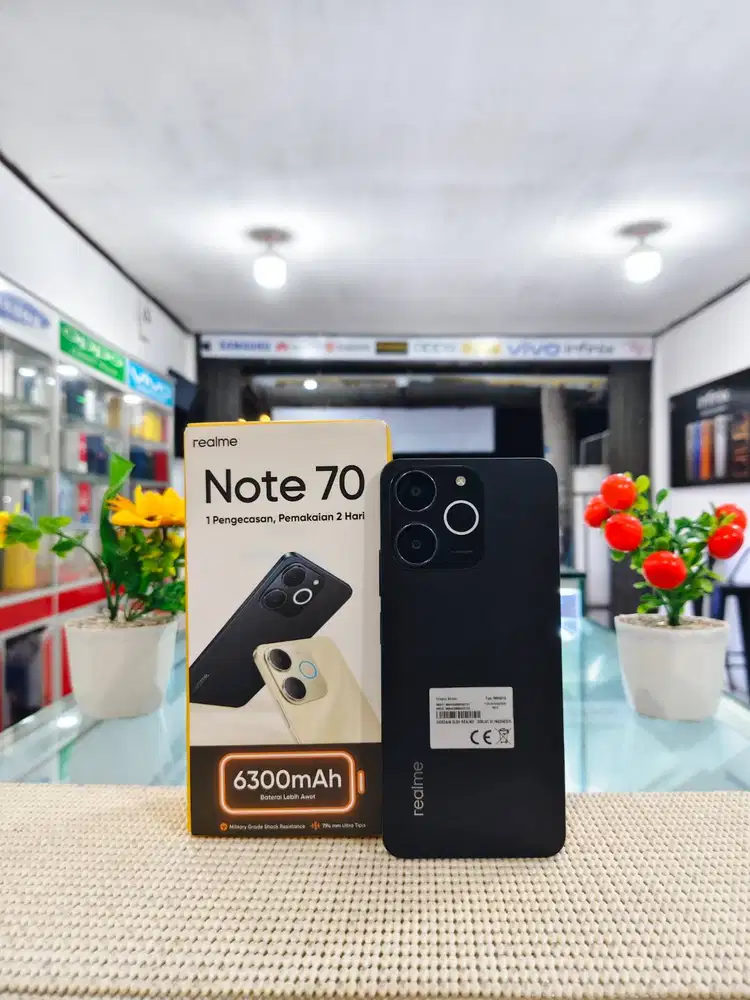 Realme Note 70 Ram 8Gb (4+4)128Gb Fullset Mulus Original 100% Like New