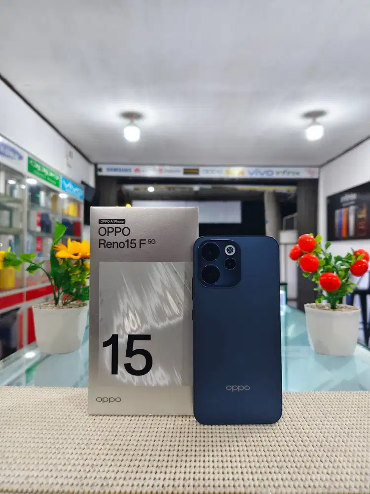 Oppo Reno 15F 5G Ram (8+8) 16Gb/ 256Gb Fullset Mulus Like New Bergaran