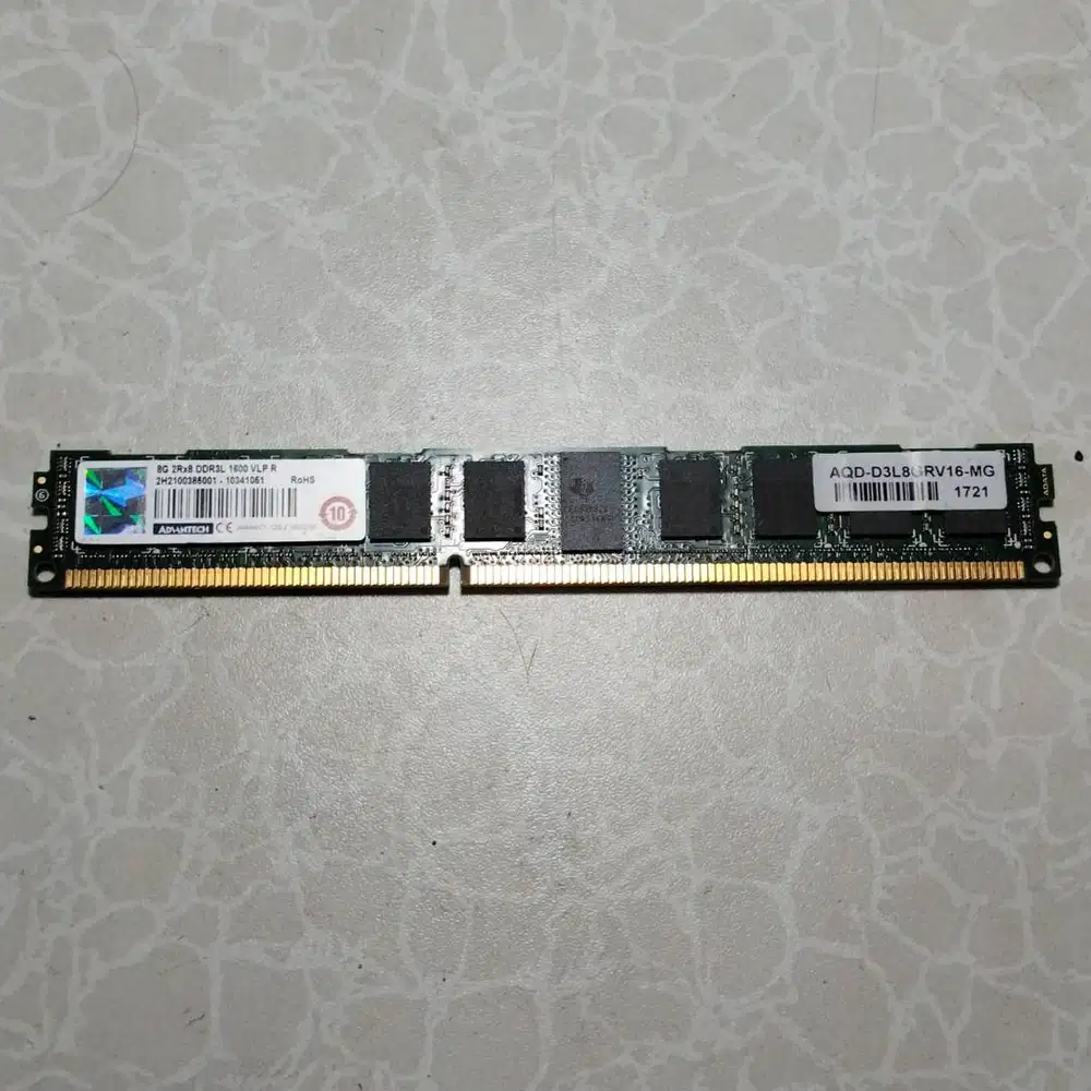 Ram Memory Server Advantech 8GB 2Rx8 DDR3L 10600 VLP R