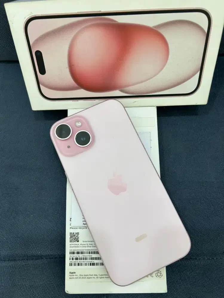 iPhone 15 , Pink , 128GB IBox