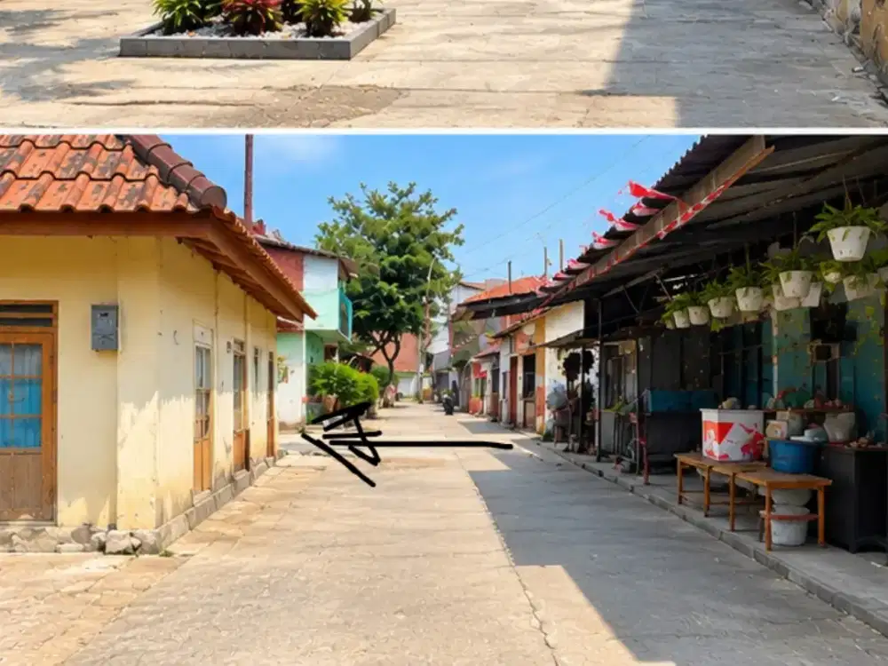 Dijual cepat...rumah dan tanah.cocok unt kost-kost n rumah tinggal