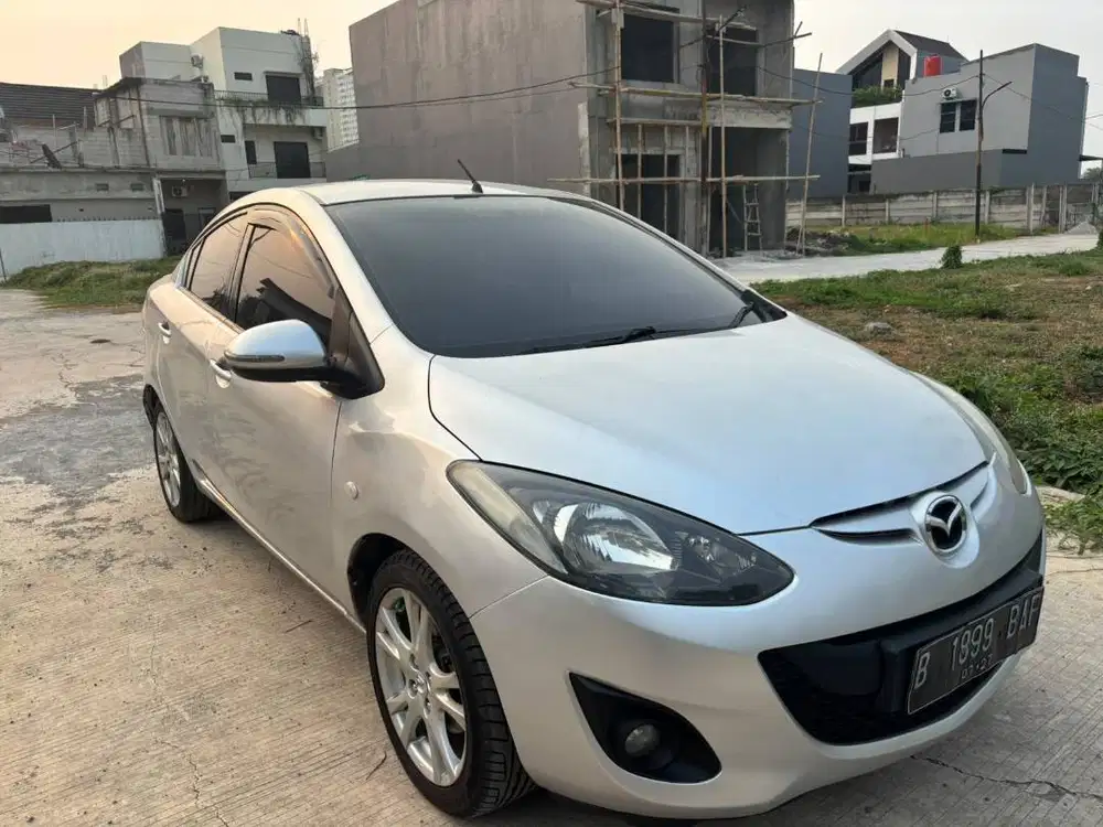 (CASH) Mazda 2R Silver 2012 Pajak ON Juli 2027 Android B Jakarta