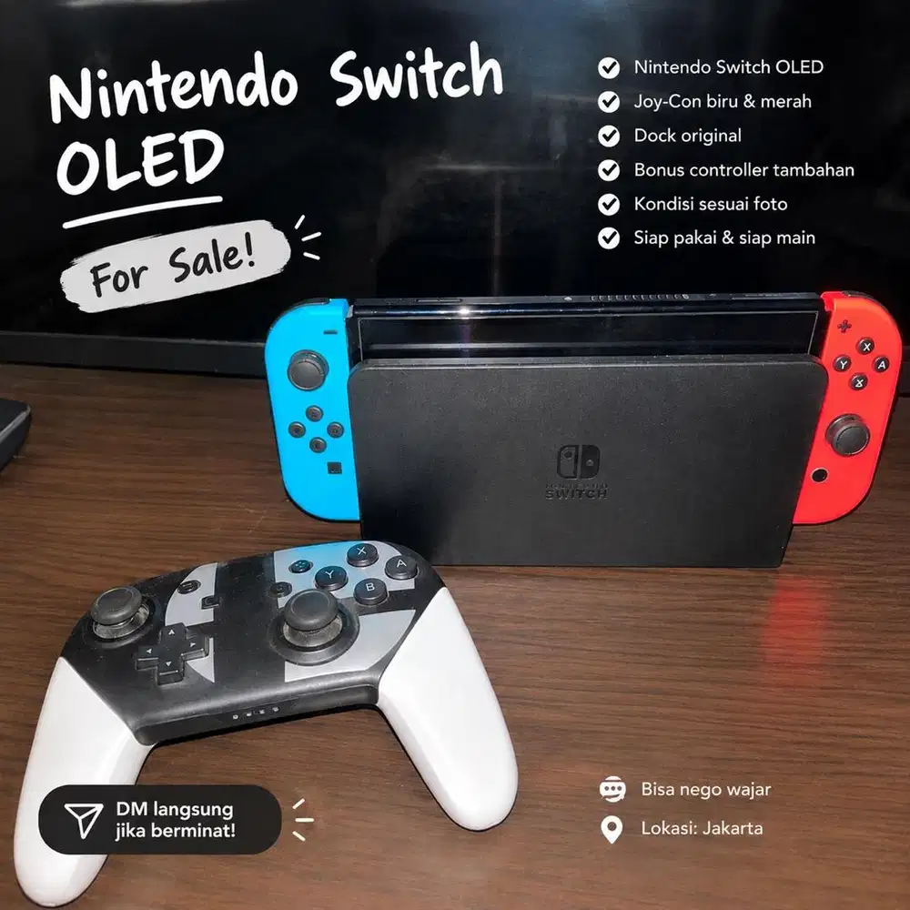 jual nintendo switch