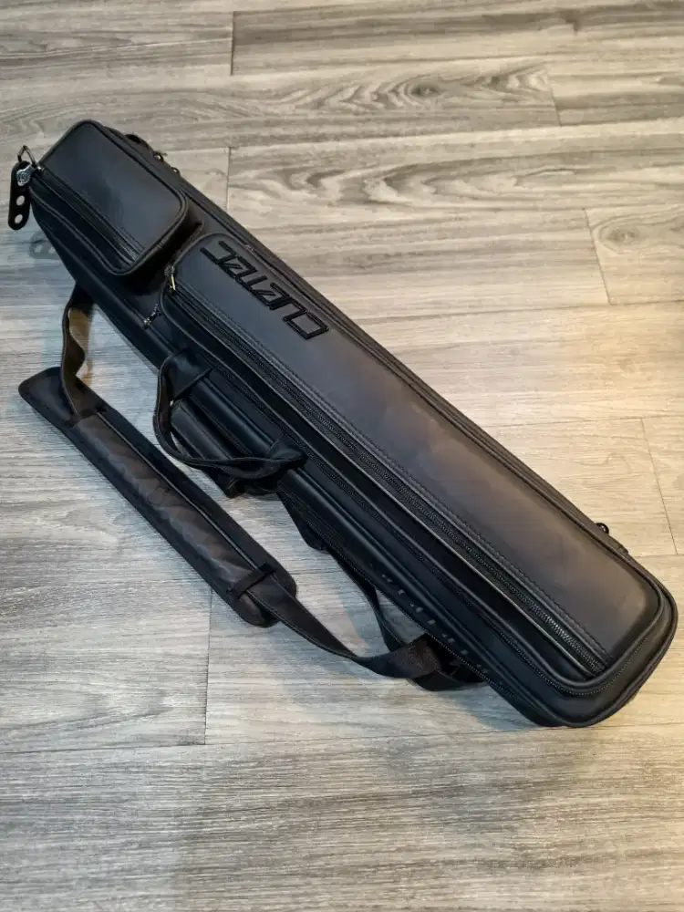 Tas billiard cuetec kulit premium leather 8 slot stick butt shat bag