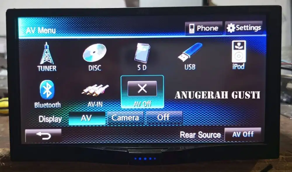 HEADUNIT JVC KENWOOD KW-AV70BTM