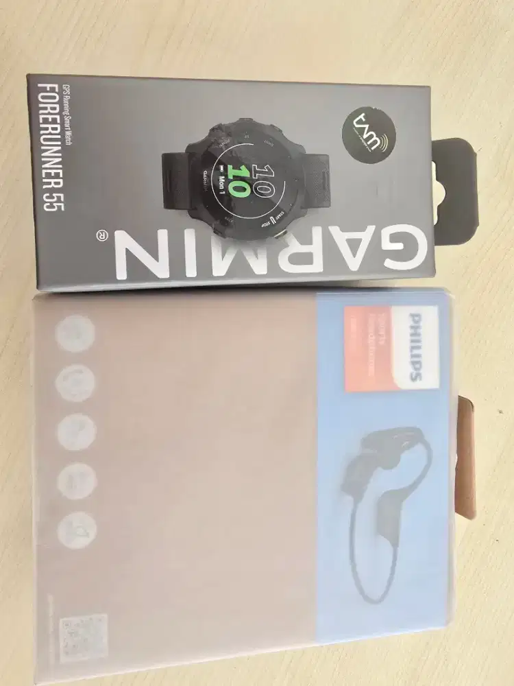 BUNDLING GARMIN FORERUNNER 55 + PHILIPS TAA1708