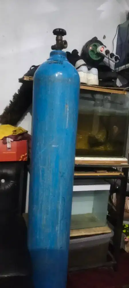Tabung oksigen lengkap tinggal pakai
