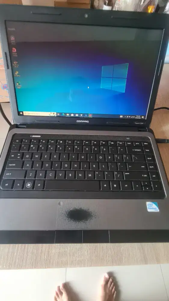 laptop Compaq CQ43 Intel P6300 5GB, 512 GB Mulus