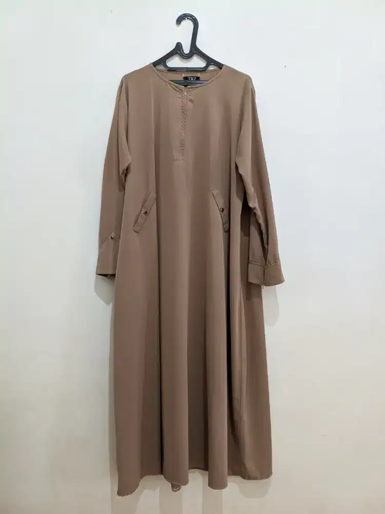 Gamis Wanita TA by TRZ coklat