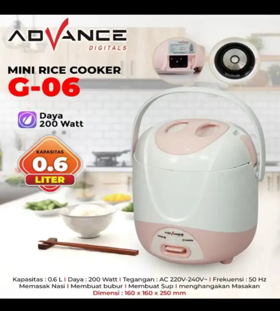 Advance rice cooker mini