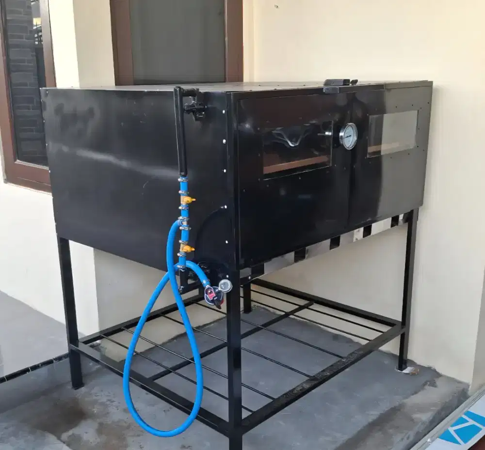 OVEN GAS STAINLESS 1 DECK ANTI KARAT