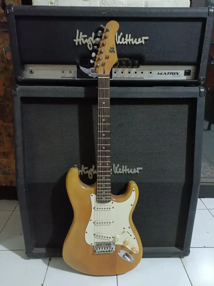 GITAR ELEKTRIK STRATOCASTER SS ORIGINAL MADE IN CHINA