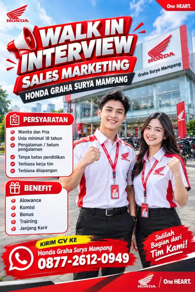 Sales Motor Honda