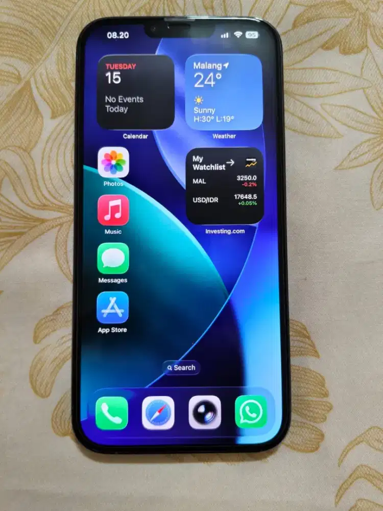 Iphone 13 pm 128 second garansi resmi