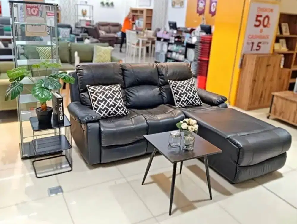 Sofa L Recliner Termurah Livertoon