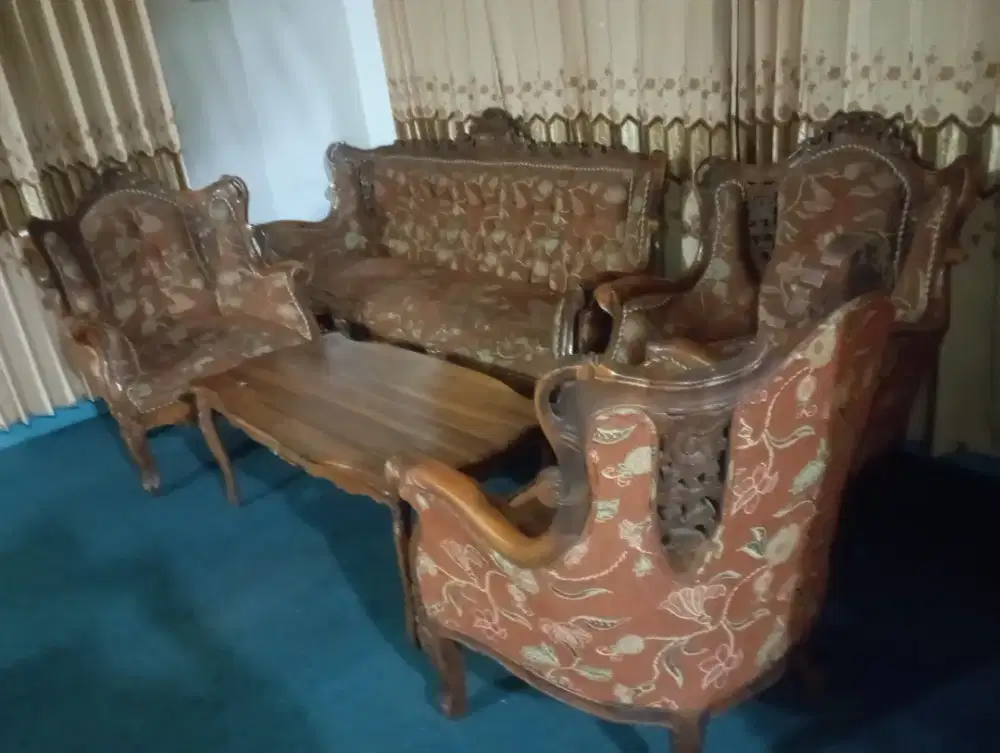 Sofa kursi kayu jati