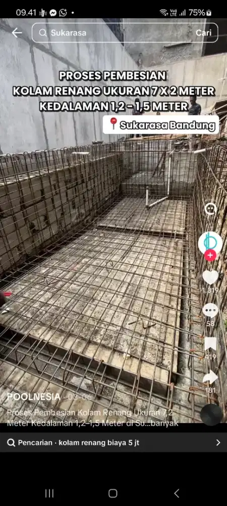 Jasa pembuatan kolam renang
