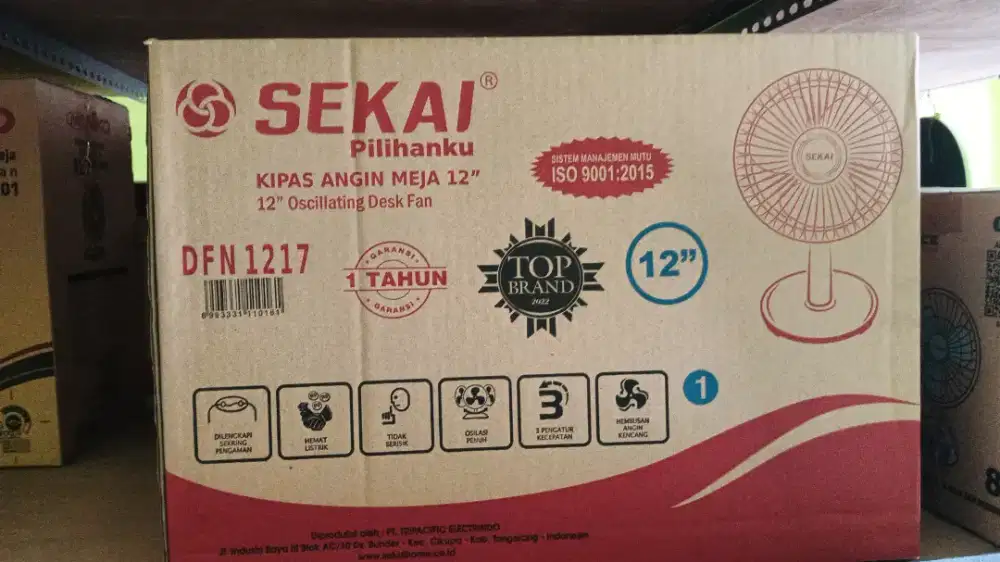Kipas angin meja Sekai DFN1217