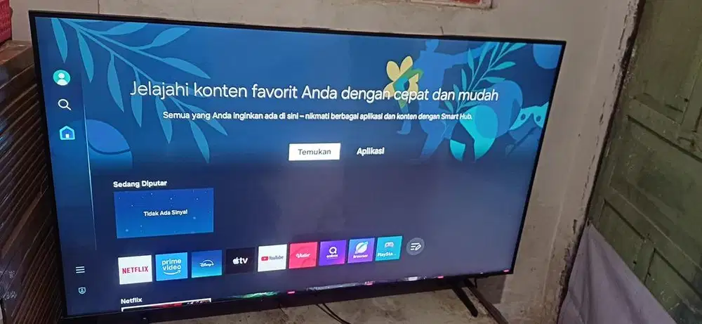Dijual TV LED Samsung ukuran 55 inci.