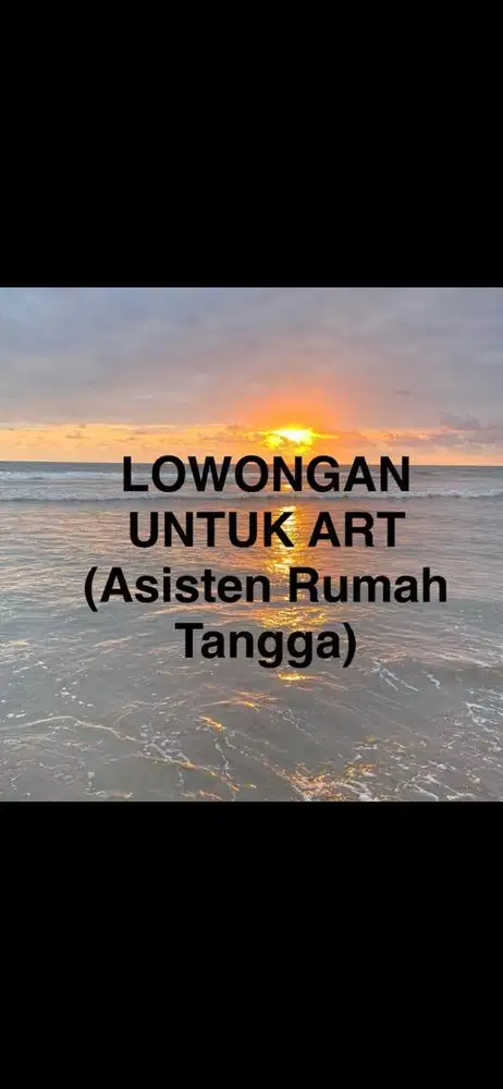 Cari Asisten Rumah Tangga Perempuan