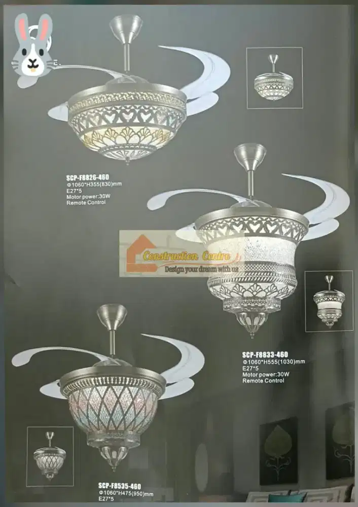 lampu kipas angin