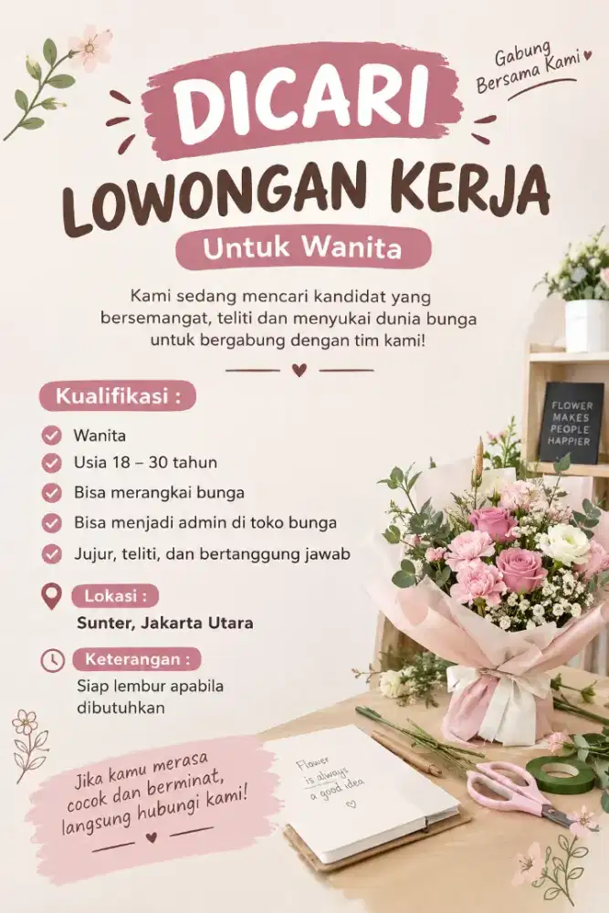Dibutuhkan segera
