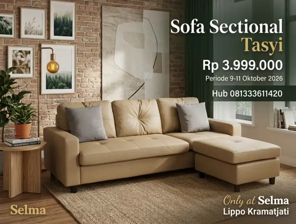 Sofa Tasyi Sectional 3 Seater
