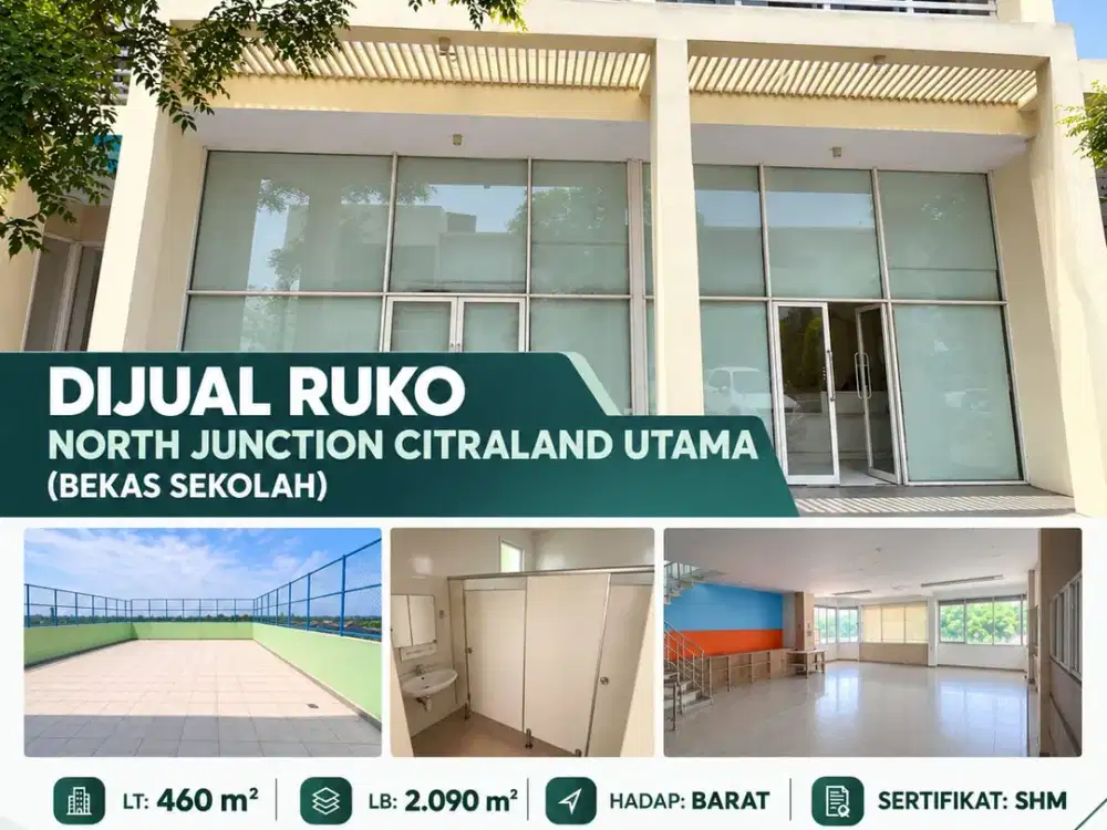 Dijual Ruko North Junction Citraland Utama