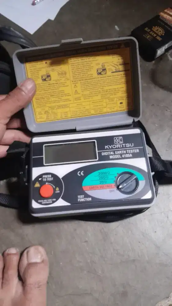 Kyoritsu 4105A Digital Earth Tester