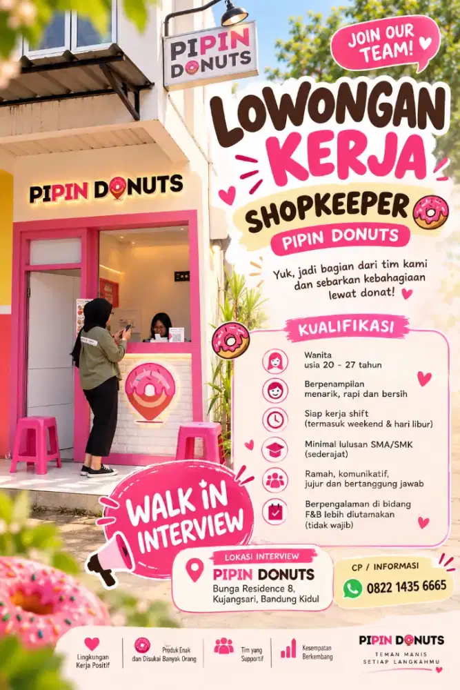 Shopkeeper Toko Donat (UMKM)