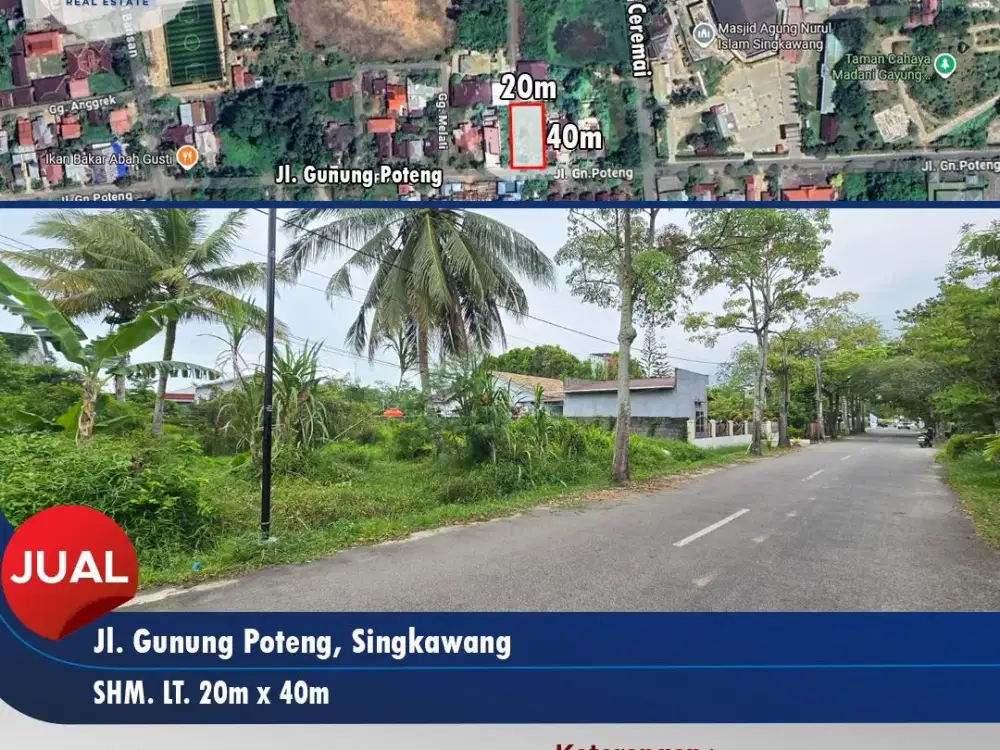 Tanah Jalan Gunung Poteng, Singkawang