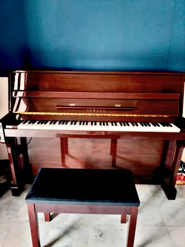Piano Yamaha LU-110 T PM Original Warna Cokelat Elegan-Siap Pakai