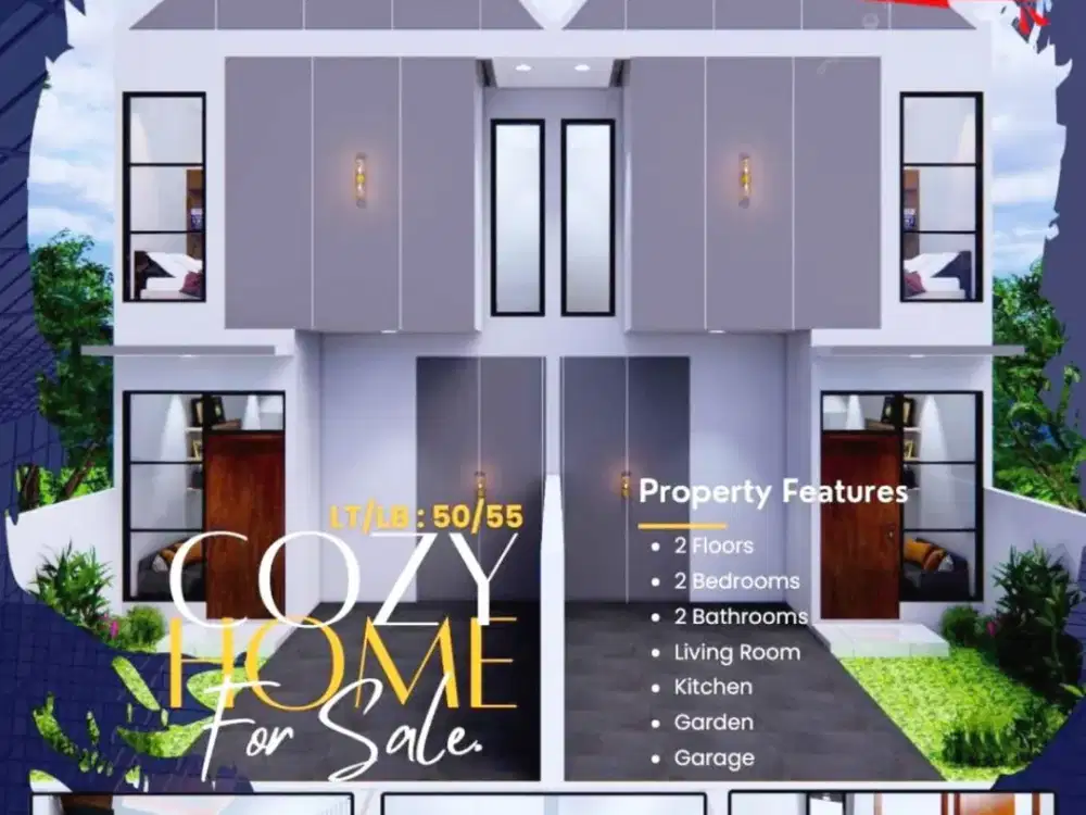 Jual Rumah Murah Dua Lantai Bogor KPR Tanpa Bank Non Riba